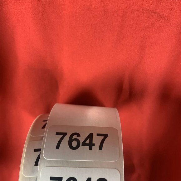 Diane von Furstenberg Silk Blouse‎ Womens 2 Red Tie Neck Long Sleeve 7647 - Picture 10 of 10